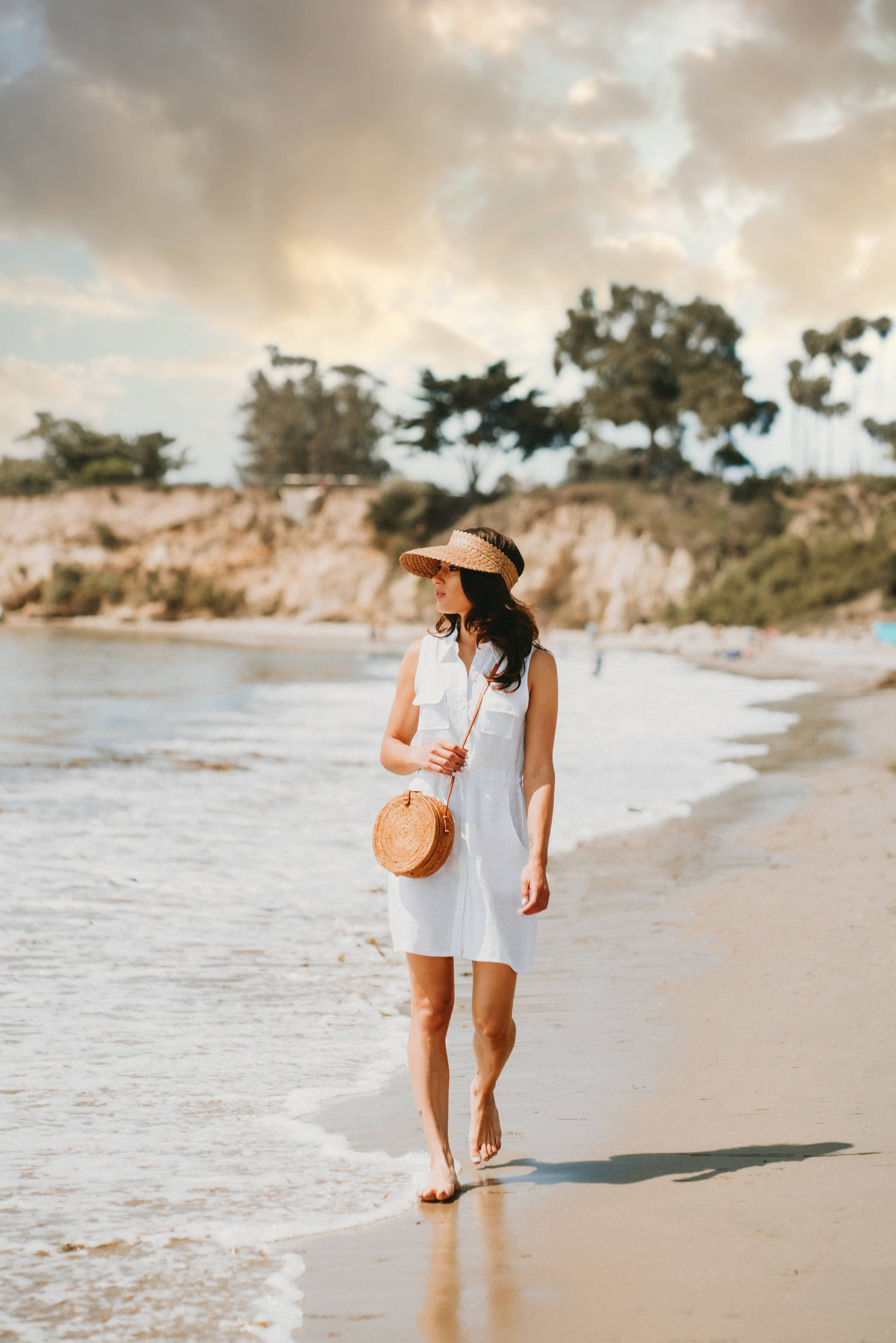 Island Visor Straw Hat Tan The Artisan and Company