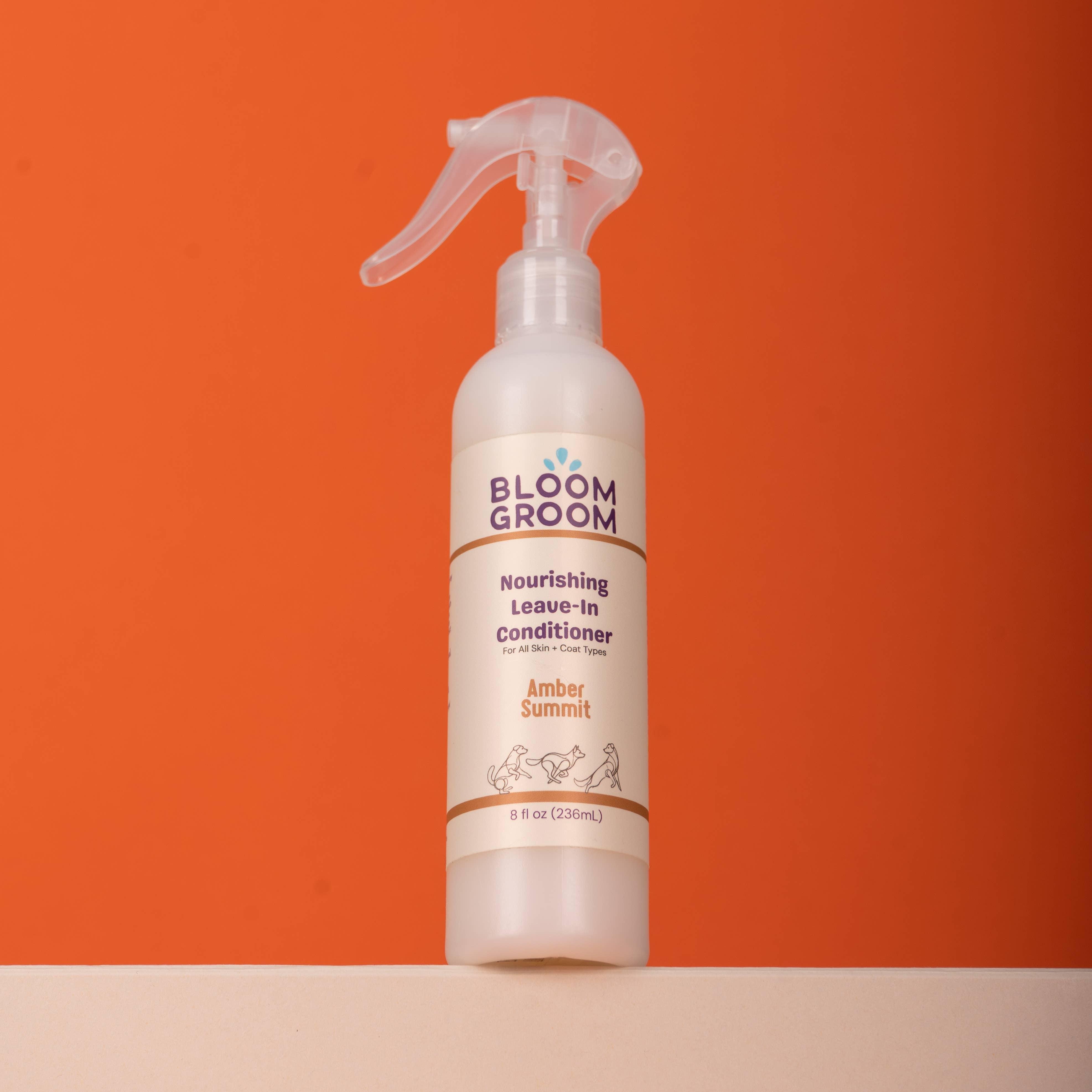 Leave-In Conditioner Spray For Dogs, Amber Summit Bloom Groom