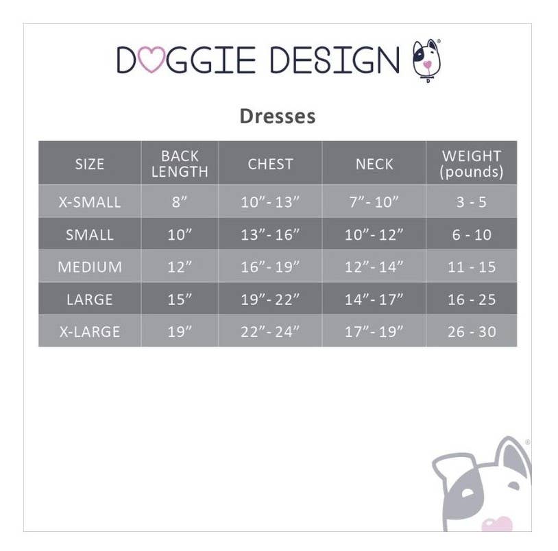 Blue Gingham Dog Dress with Matching Leash Doggie Design