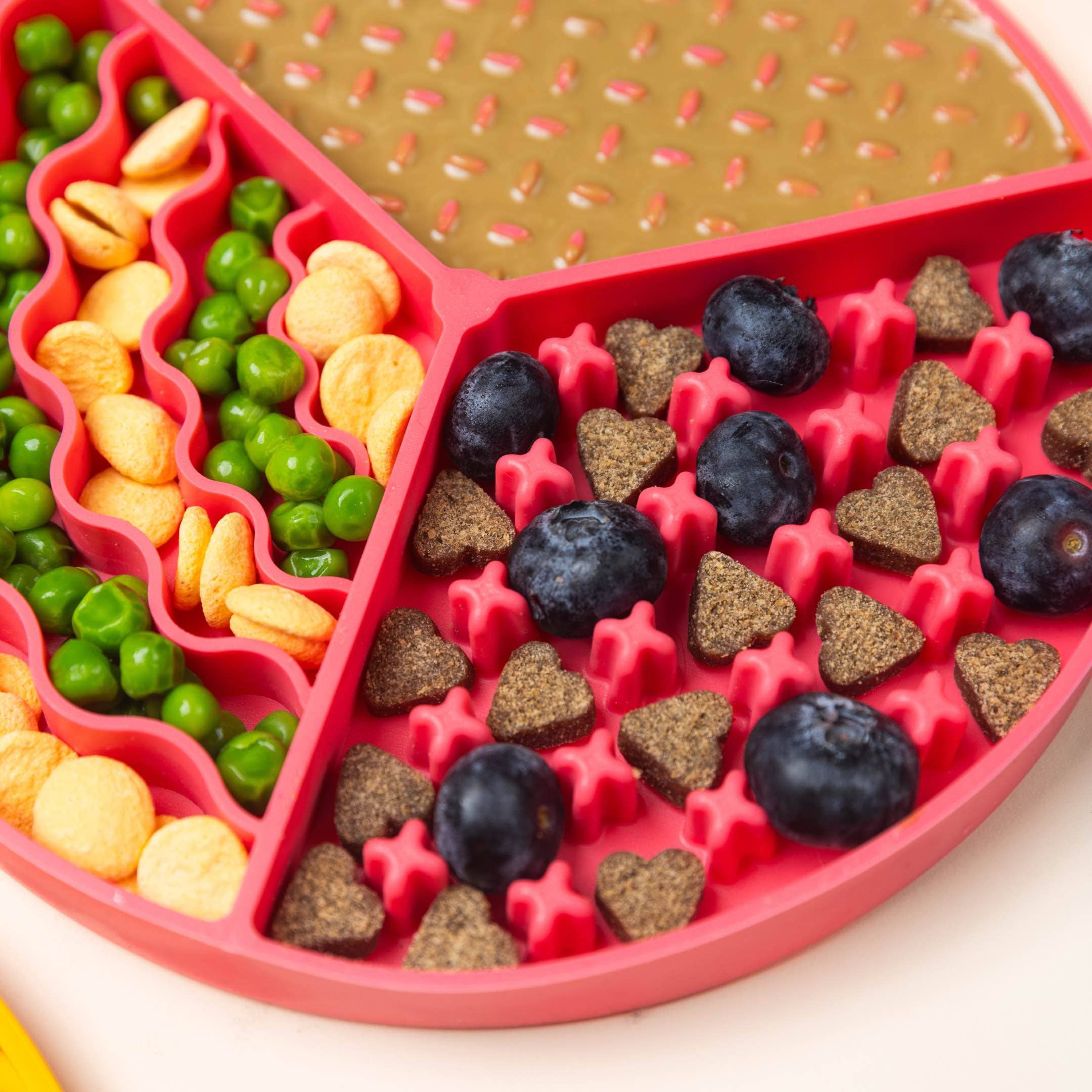 Pink Dog Lick Mat | Pet Food Mat | Dog Feeder