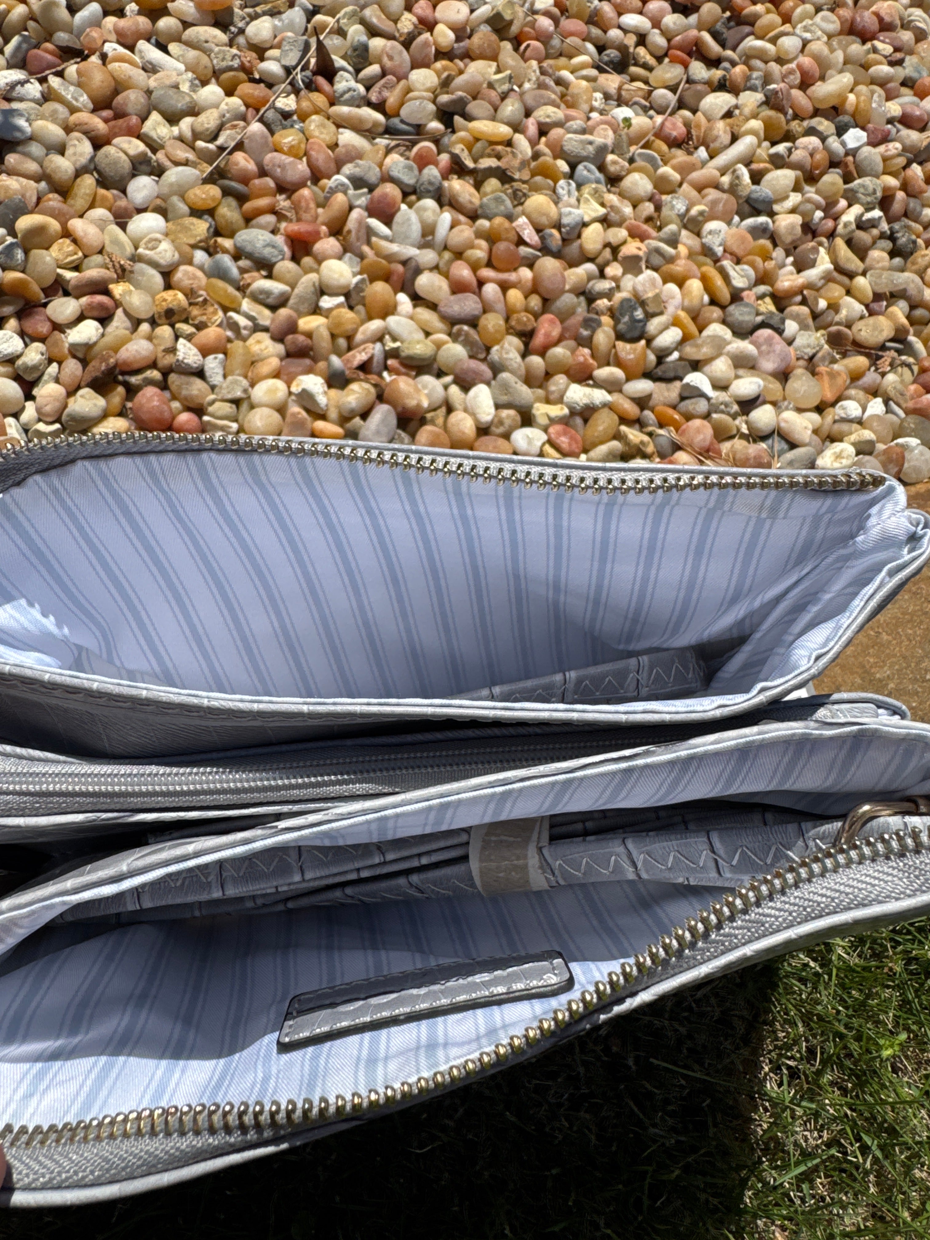 Grey Clutch The Bougie Pet Boutique