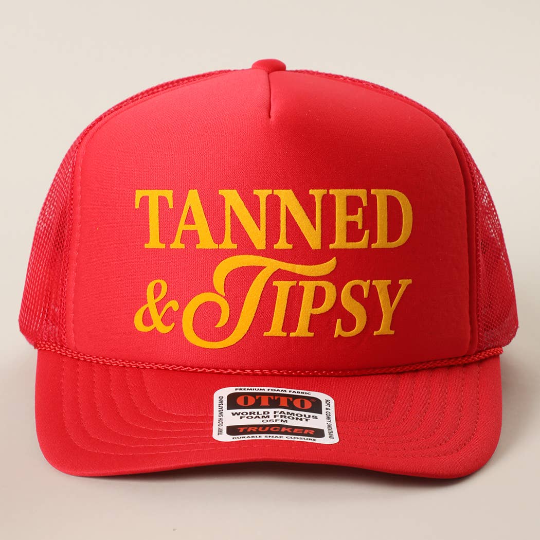 TANNED & TIPSY Foam Trucker Hat Fashion City