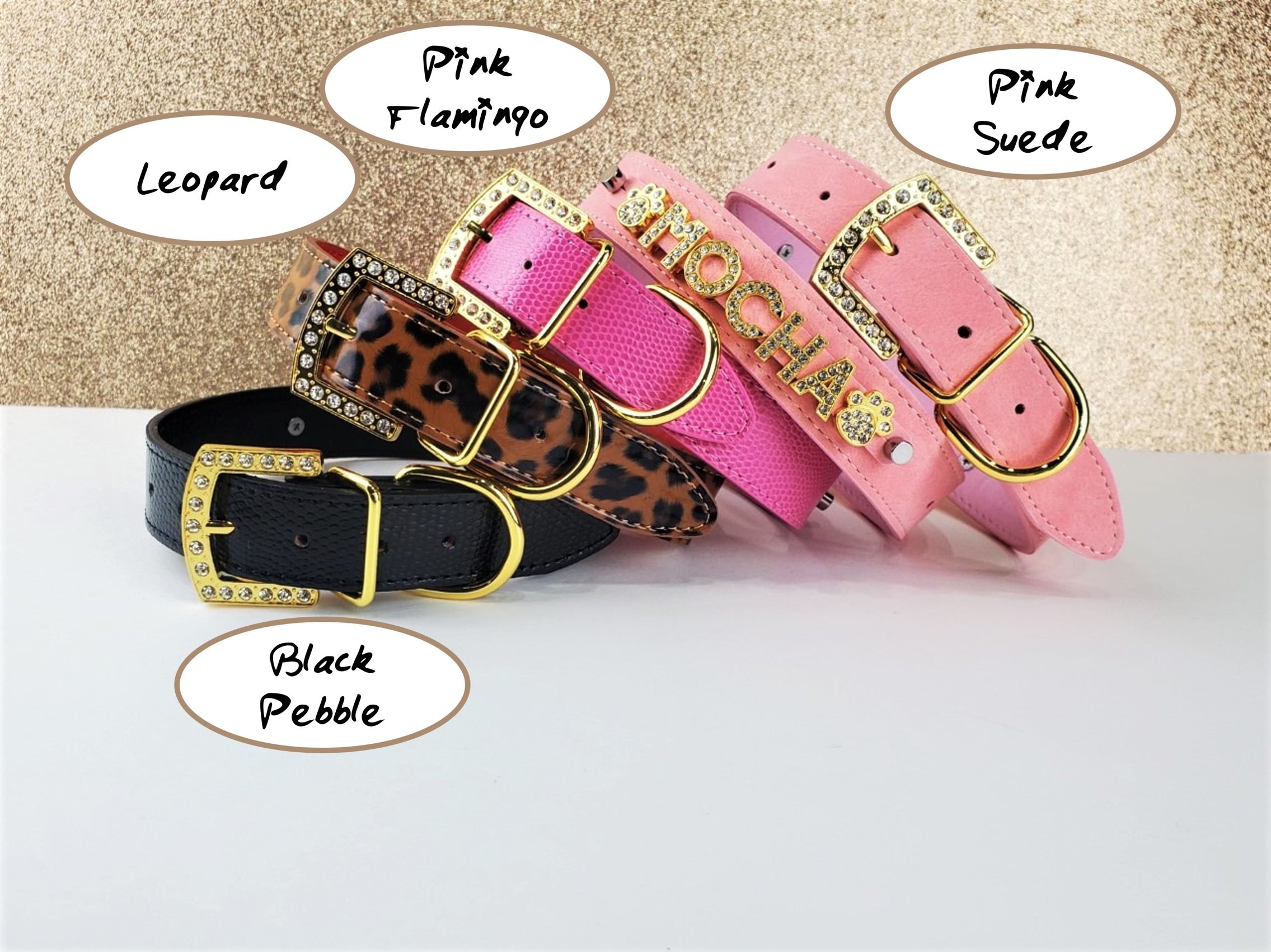 Personalized Pet Collar | Gold Luxe - 6 color choices House of FurBaby
