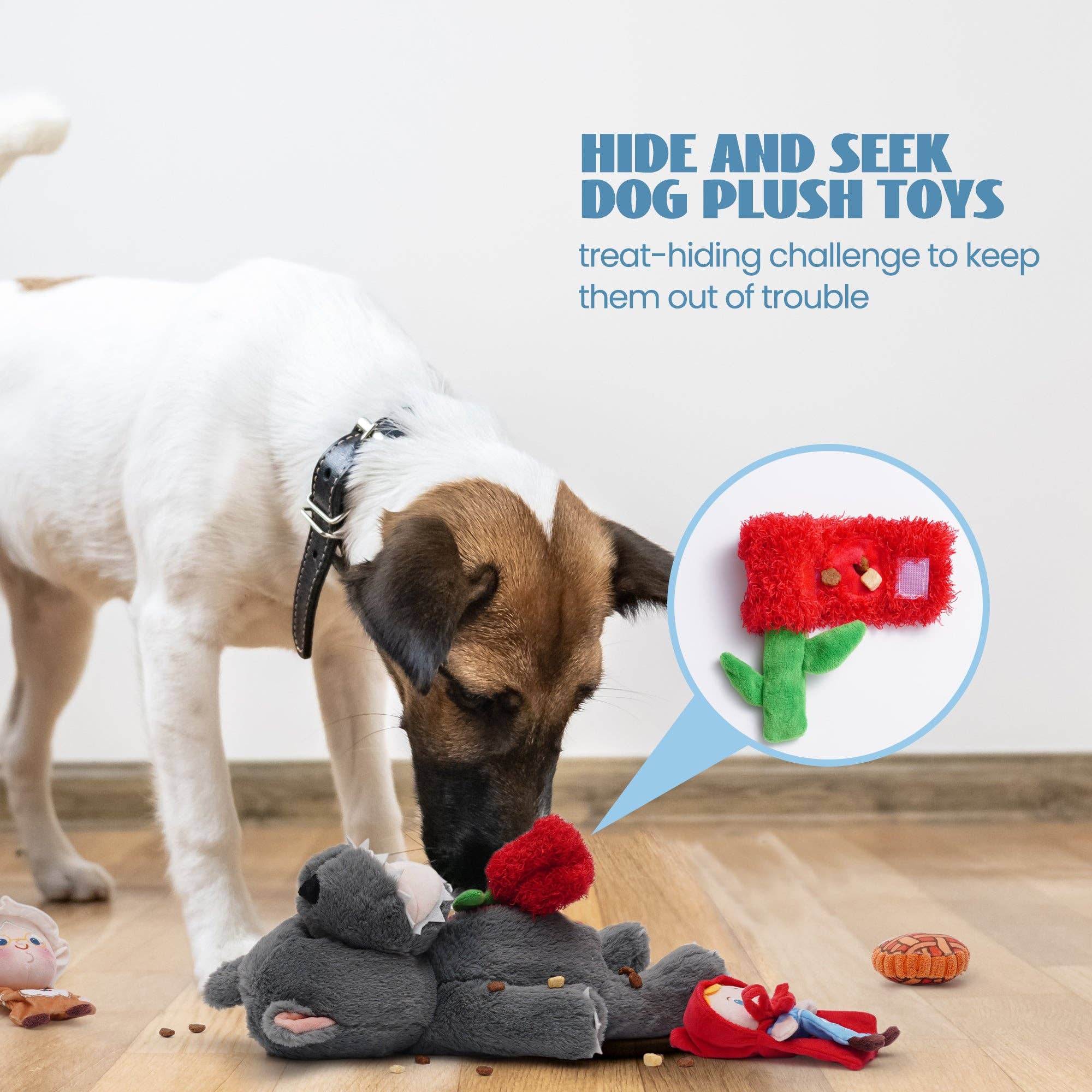 Nocciola Fairy Tale Squeaky Dog Toys