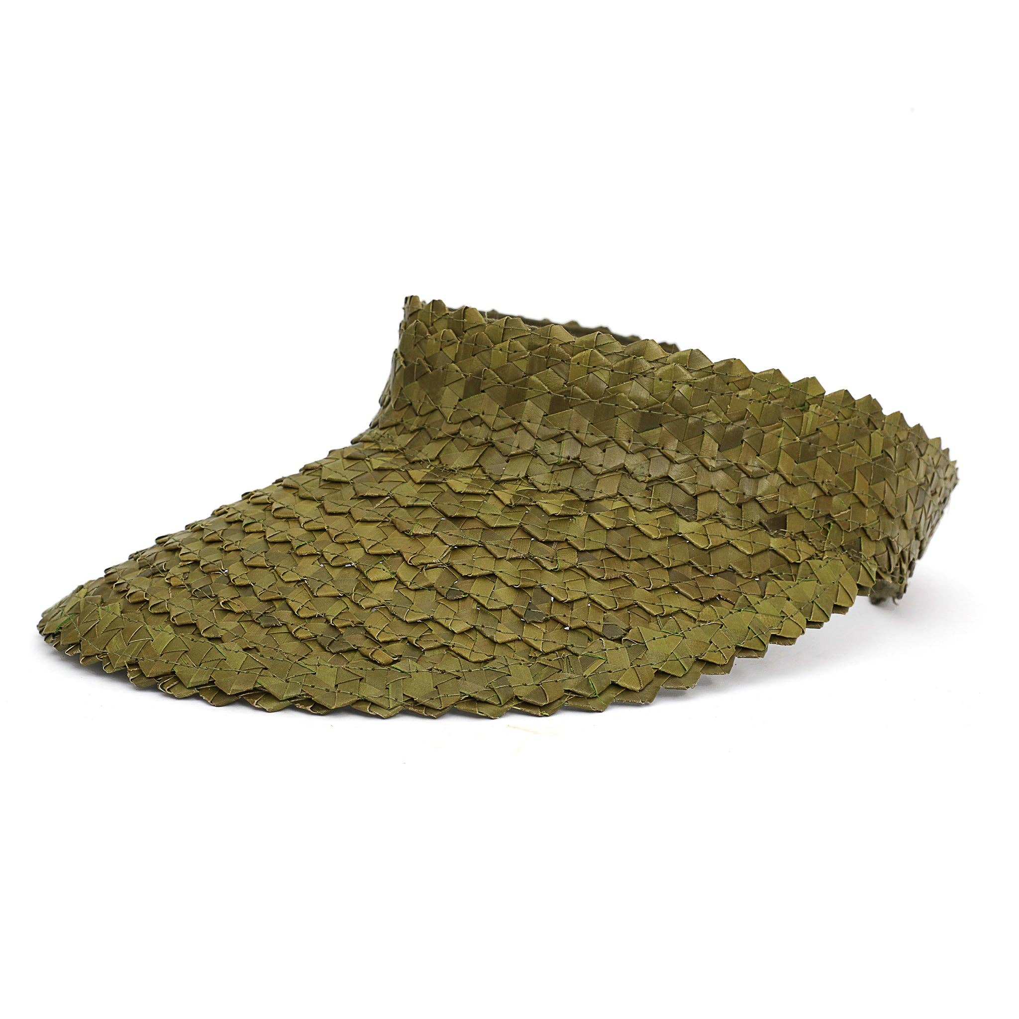 Island Hopper Straw Rattan Visor Hat The Artisan and Company