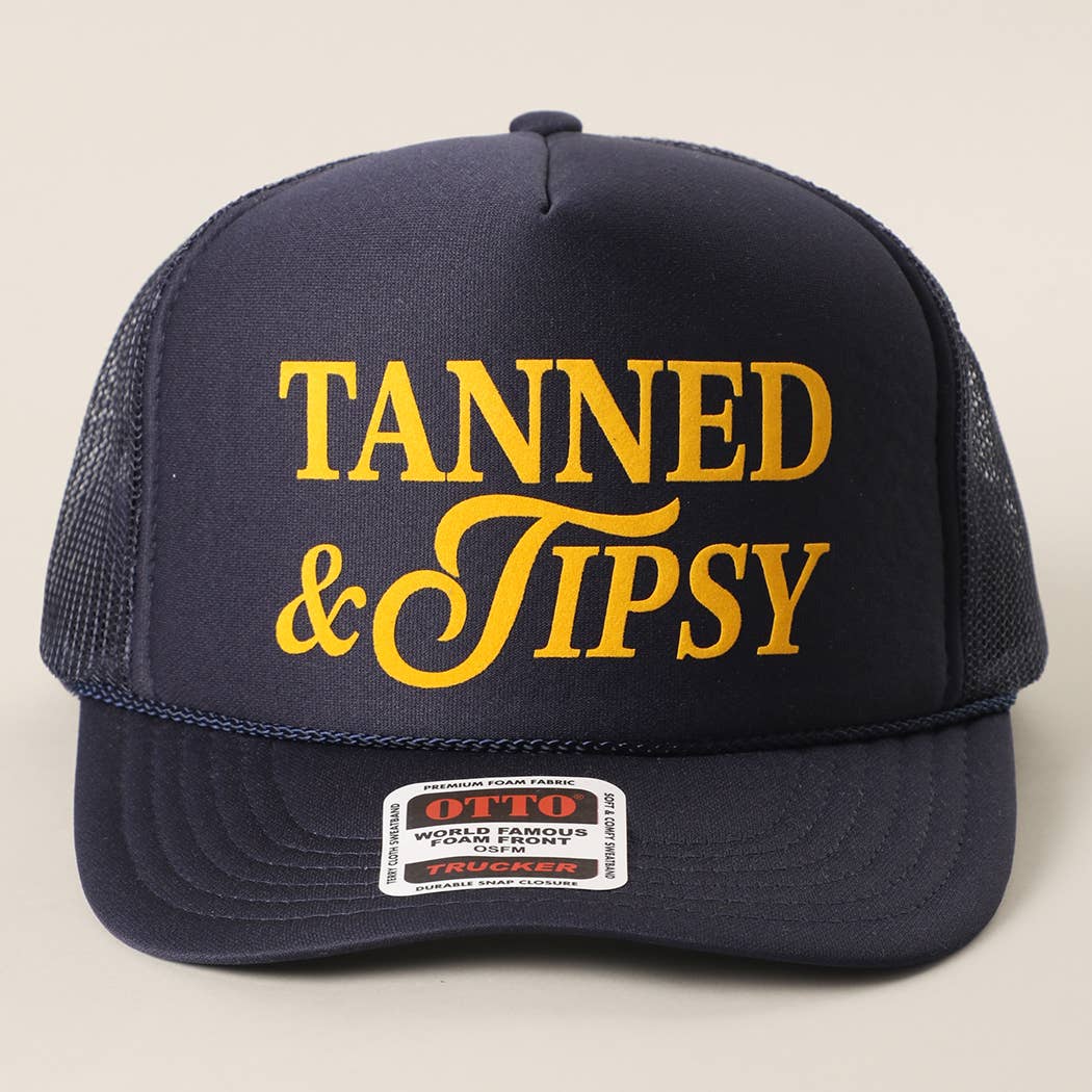 TANNED & TIPSY Foam Trucker Hat Fashion City