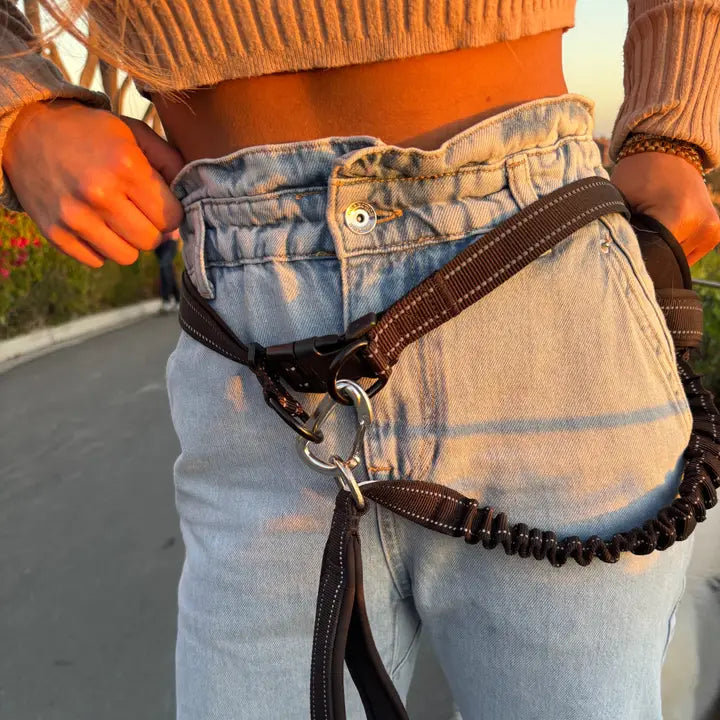 Hands Free Dog Leash Belt - Attaches To Any Leash Shed Defender