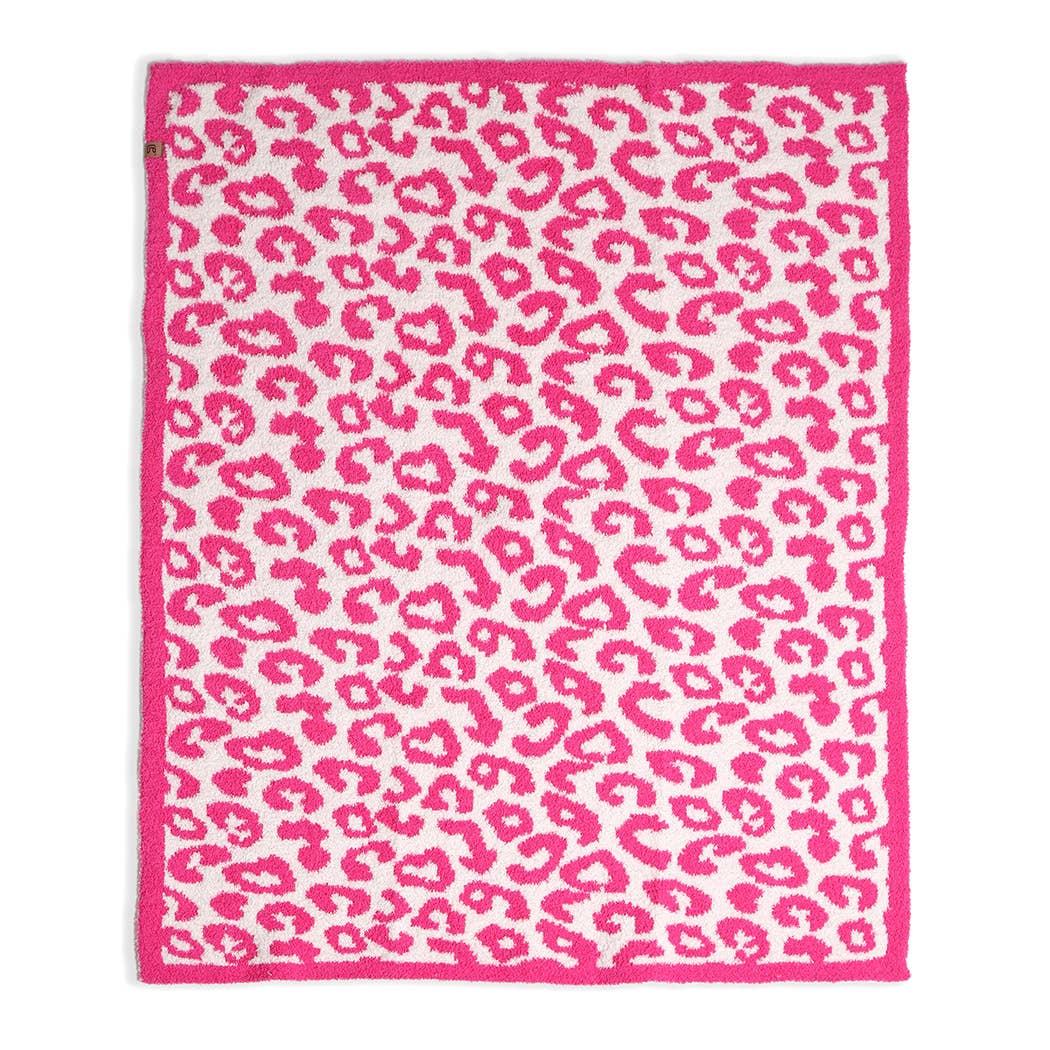 Pet Leopard Print Luxury Soft Throw Blanket