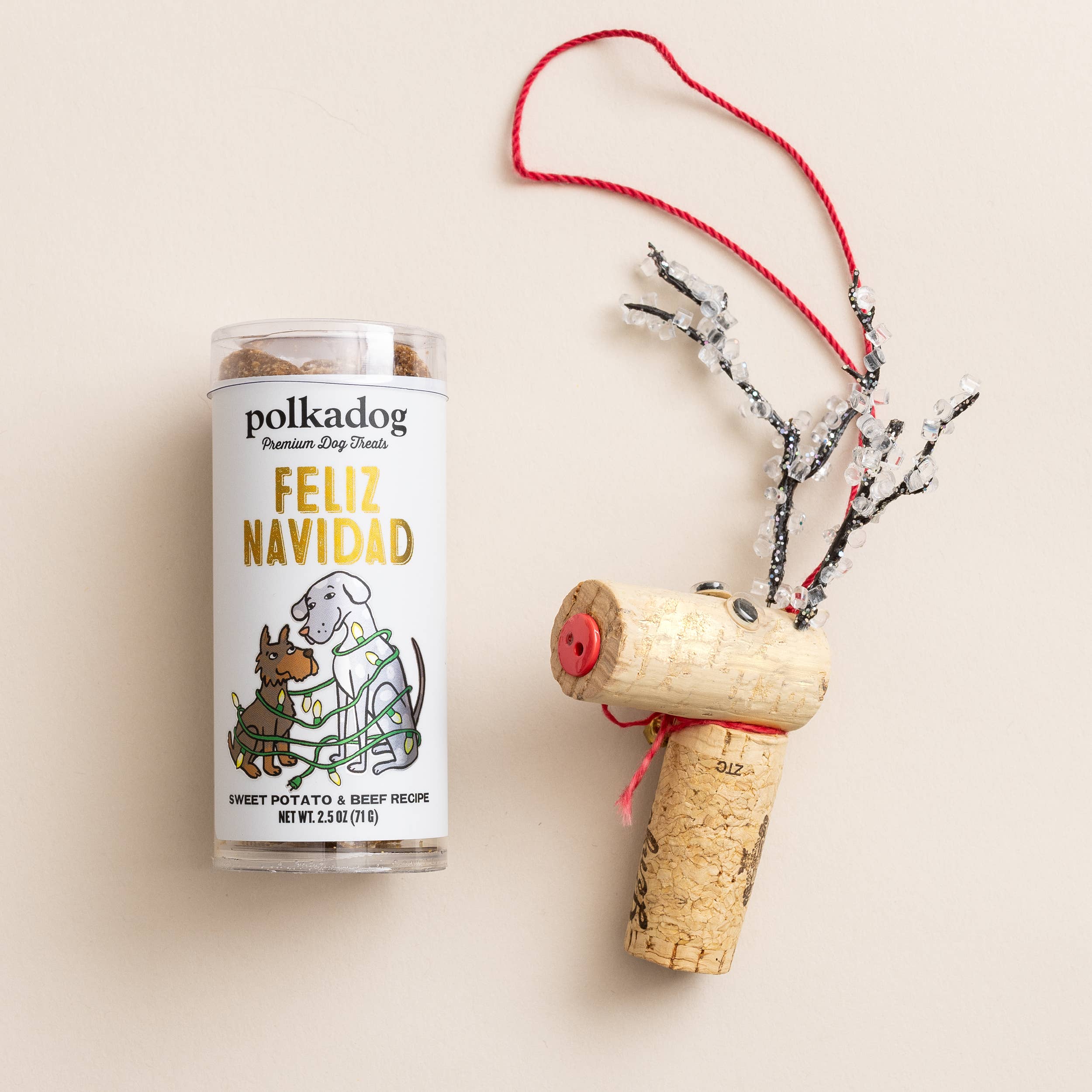 Holiday Mini Tube: Feliz Navidad - Dog Treats