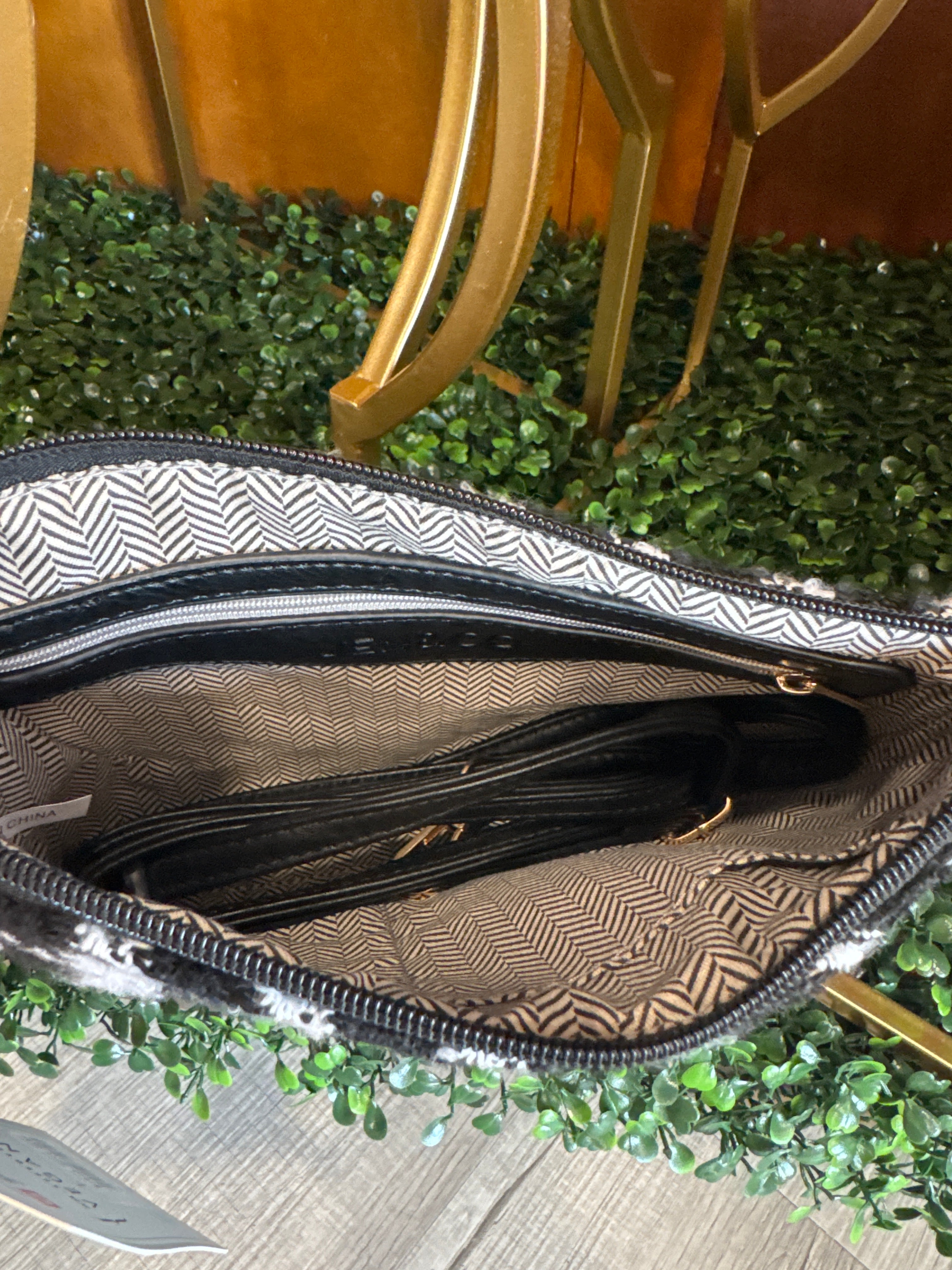 Houndstooth Clutch The Bougie Pet Boutique