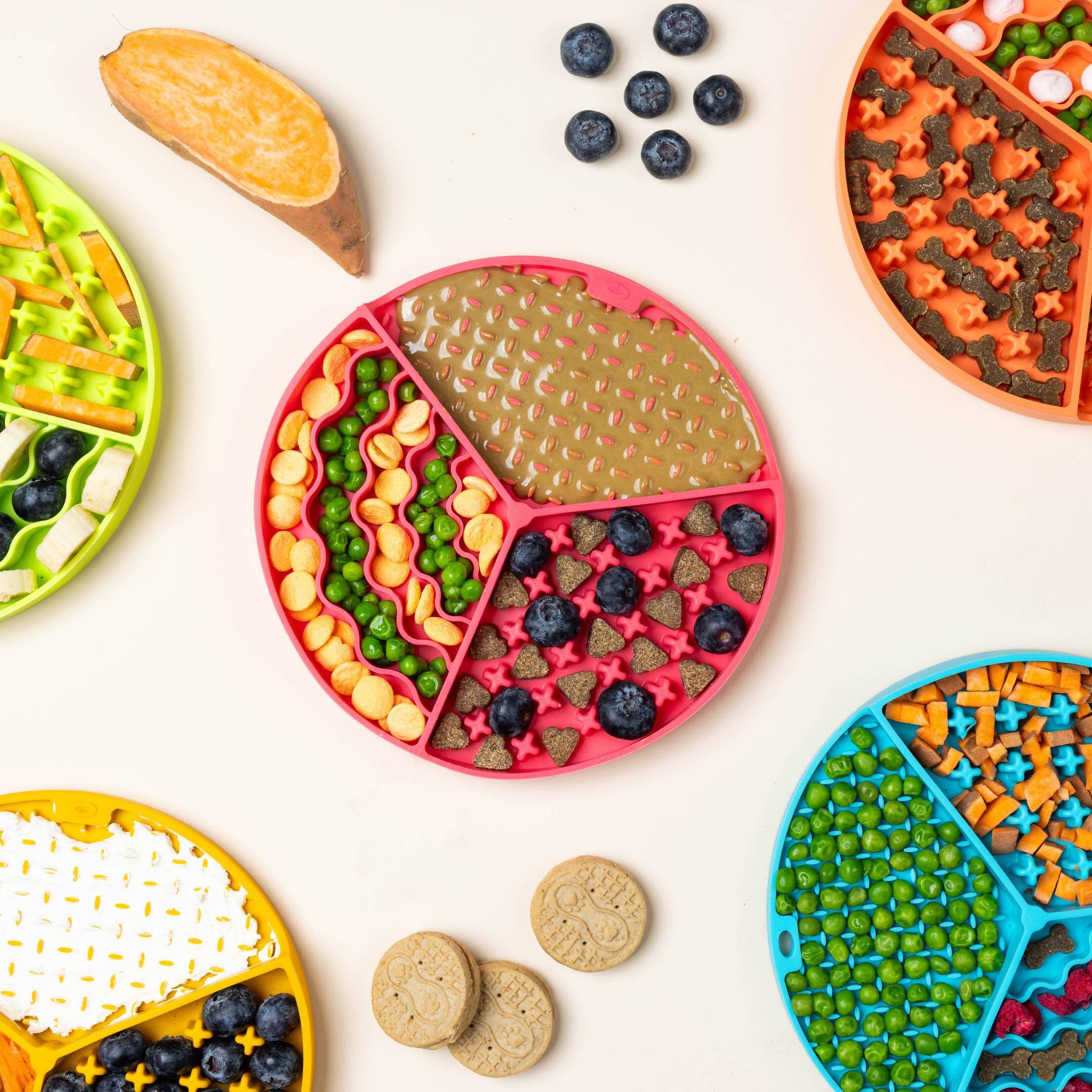 Pink Dog Lick Mat | Pet Food Mat | Dog Feeder