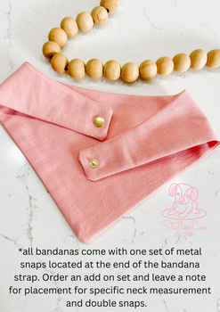 Brewery Buddy Reversible Dog Bandana, Metal SnapOn Pet Scarf