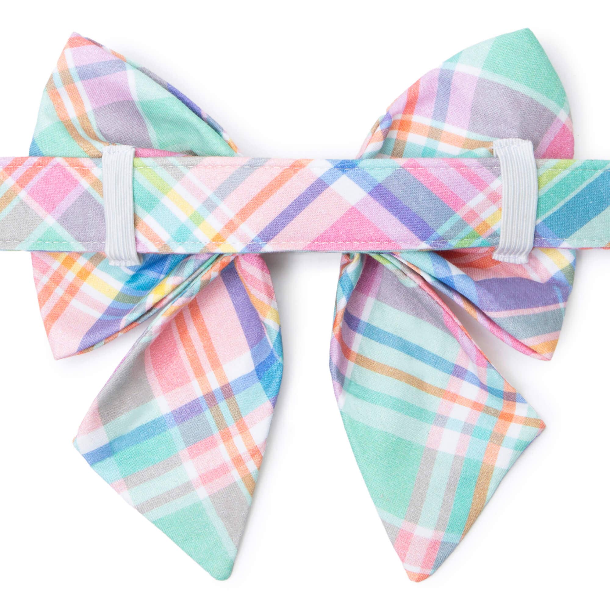 Blooming Plaid Lady Dog Bow The Foggy Dog