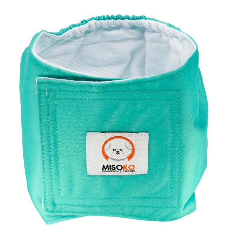 Washable Male Dog Diapers – 3 Pack Adjustable Belly Wraps KIKA USA