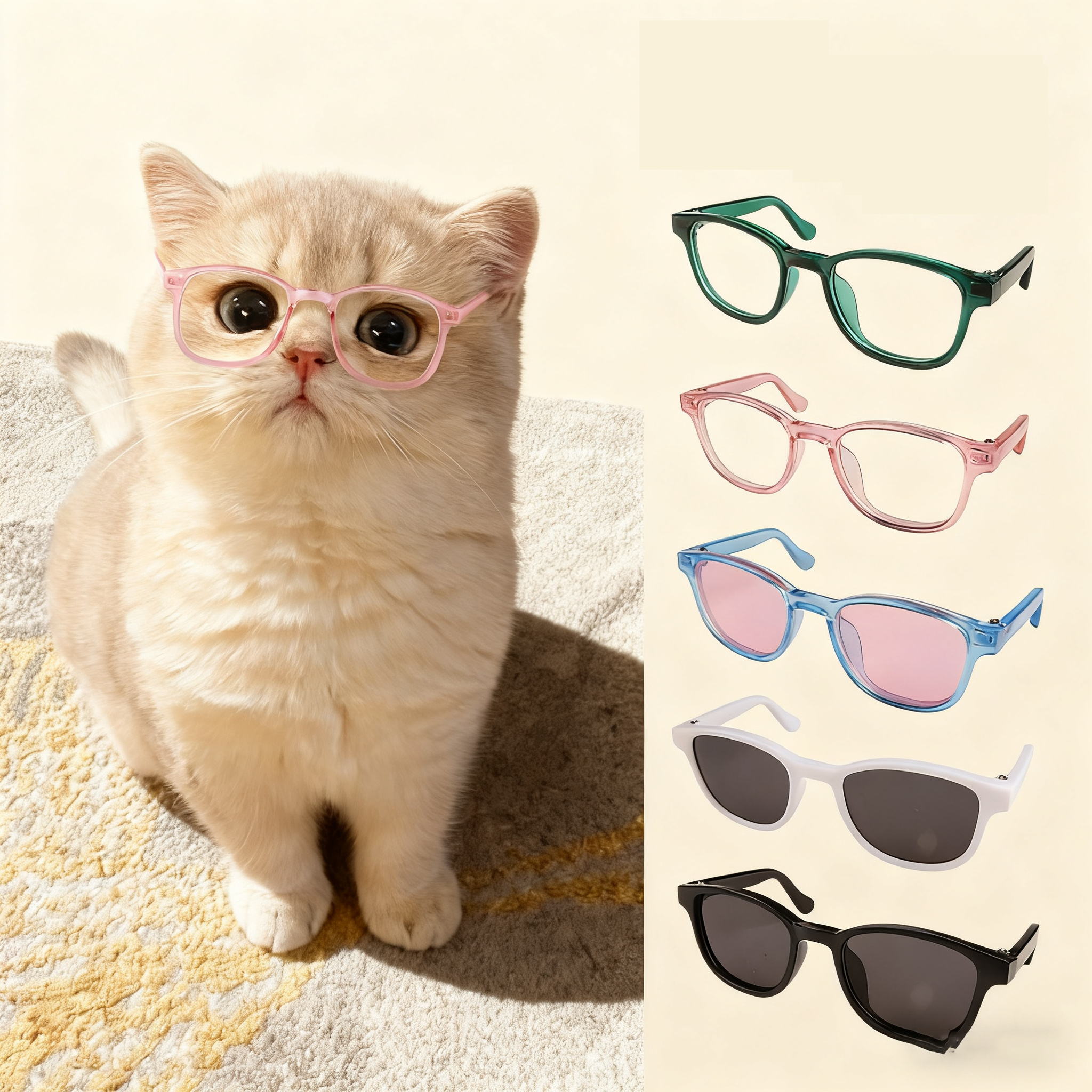 Funny Pet Glasses – Stylish Dog Cat Accessory_CWMM11289 PAWPAWwholesale