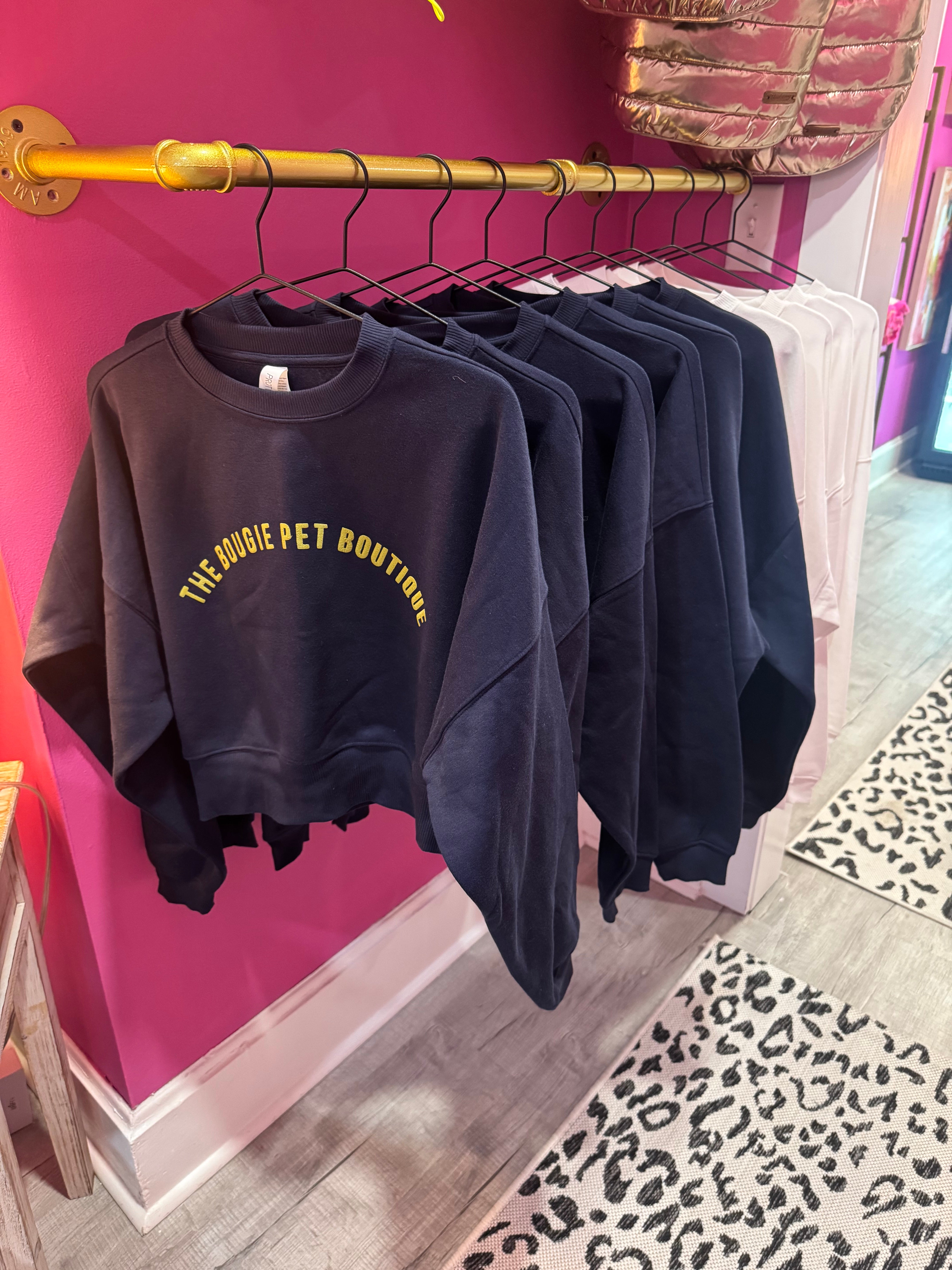 The Bougie Pet Boutique Cropped Sweatshirts The Bougie Pet Boutique