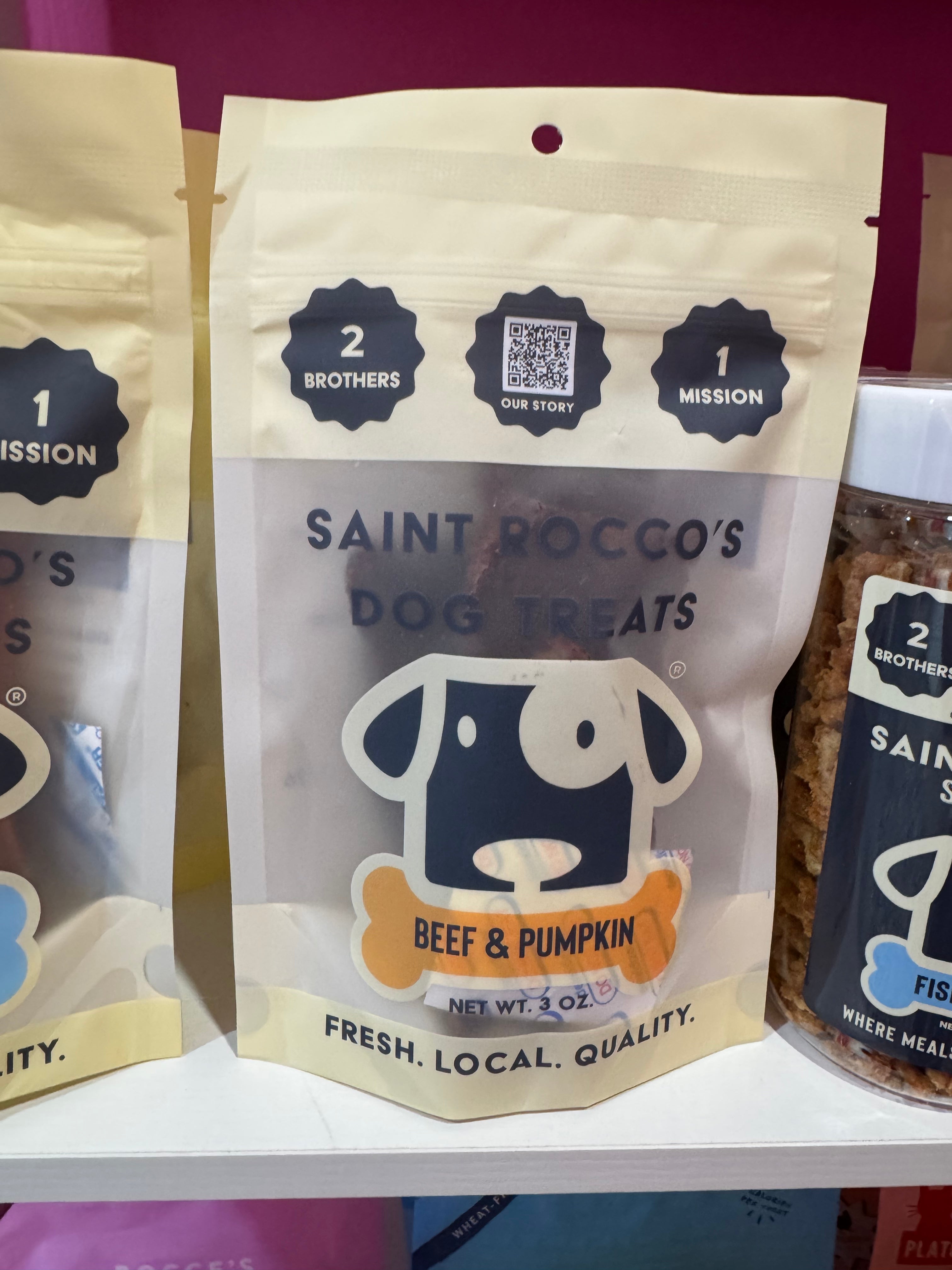 Saint Rocco's Treat Beef and Pumpkin 8oz