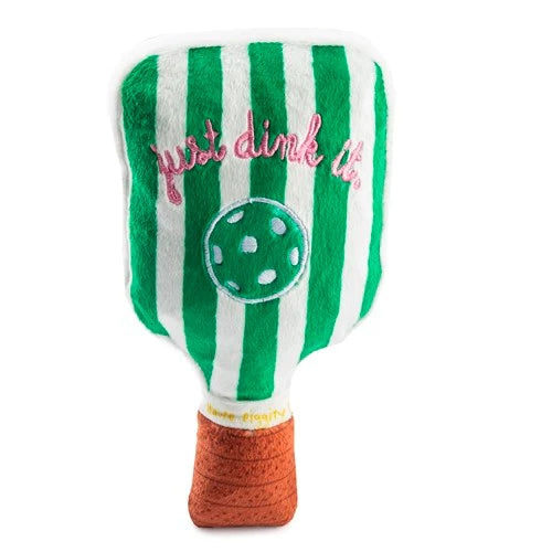 Green Pickleball Paddle Plush Toy