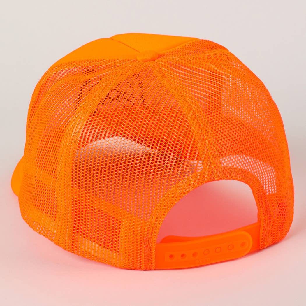 Persian Cat Line Drawing Embroidery Foam Hat Fashion City