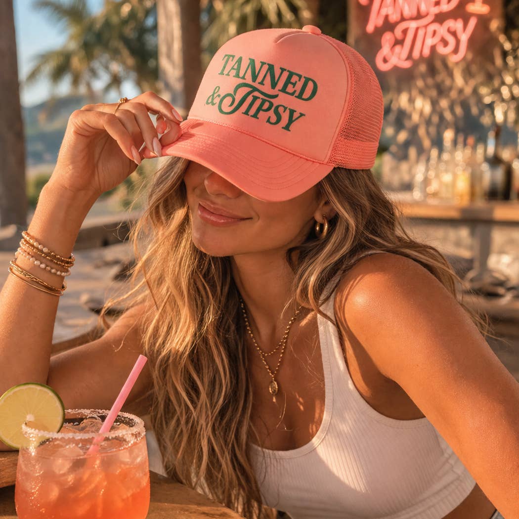 TANNED & TIPSY Foam Trucker Hat Fashion City