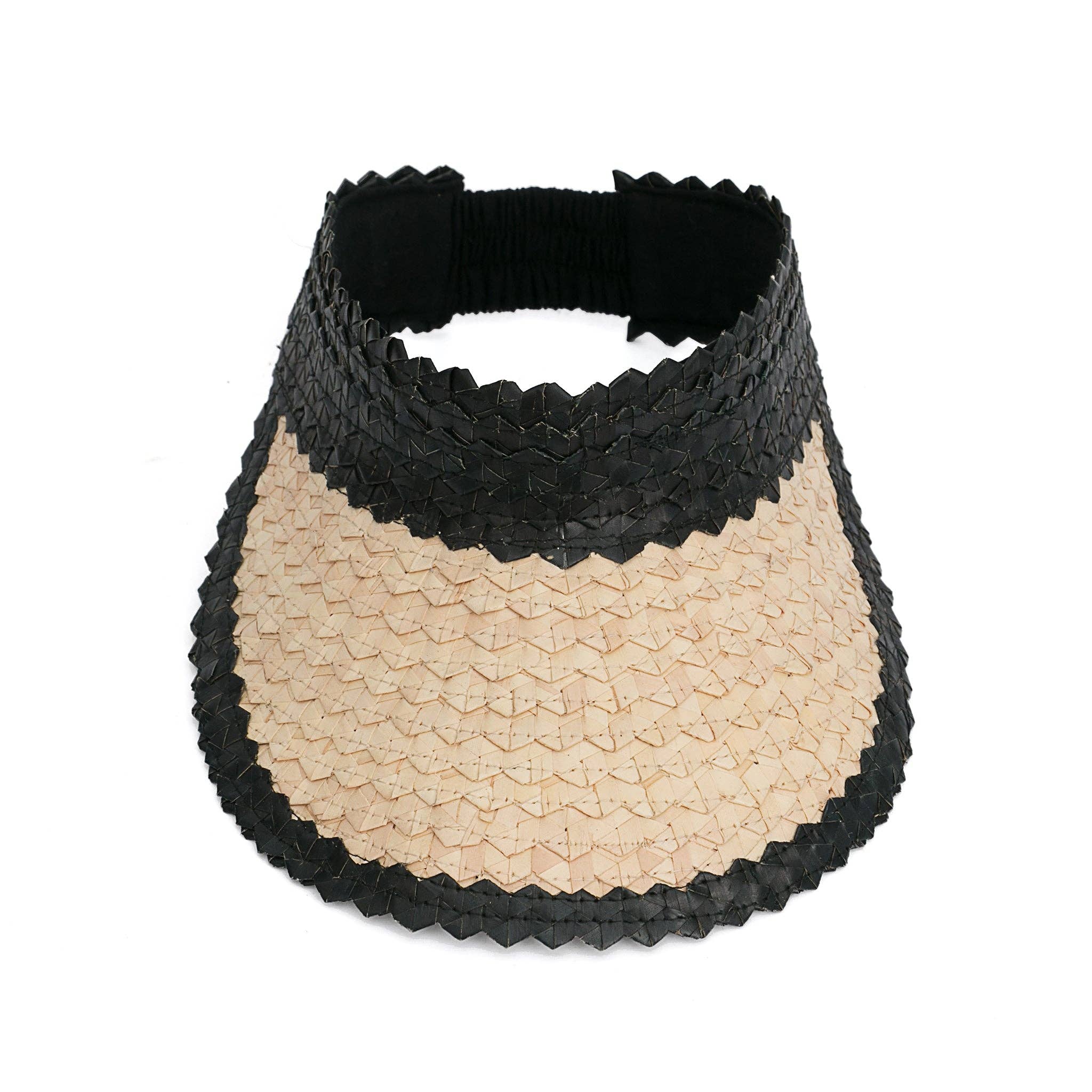 Natural Island Hopper Visor Straw Sun Visor The Artisan and Company