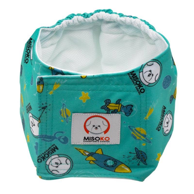 Washable Male Dog Diapers – 3 Pack Adjustable Belly Wraps KIKA USA