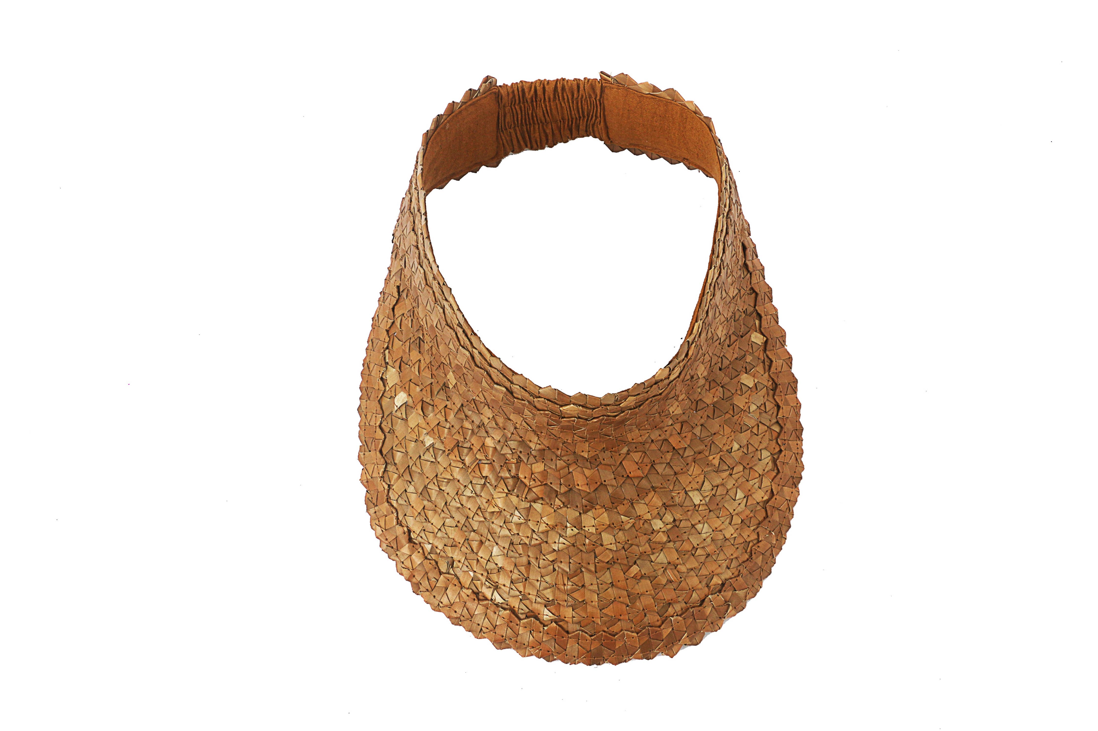 Island Visor Straw Hat Tan The Artisan and Company