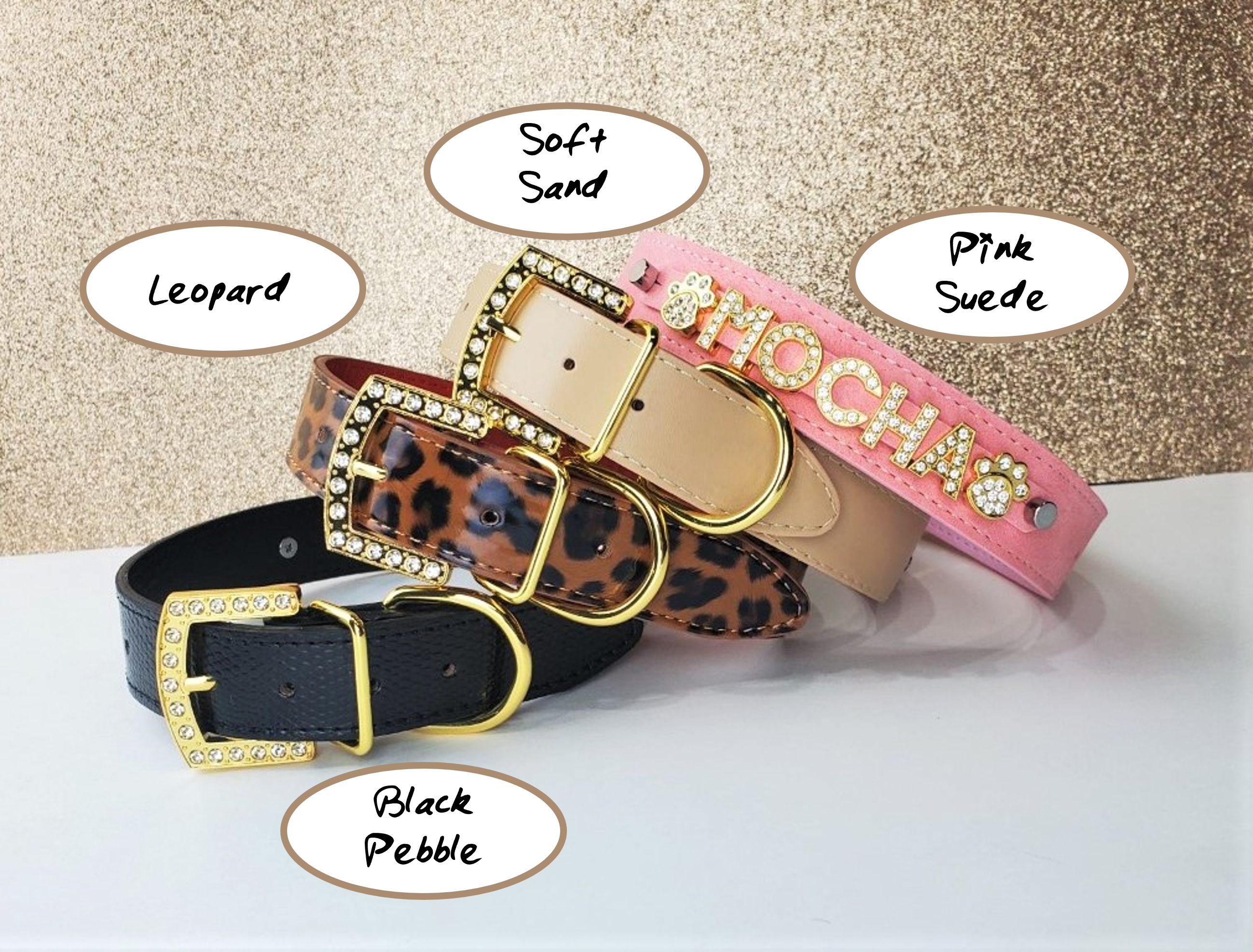 Personalized Pet Collar | Gold Luxe - 6 color choices House of FurBaby