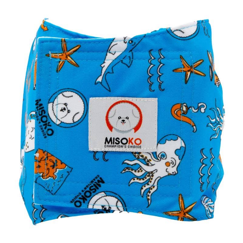 Washable Male Dog Diapers – 3 Pack Adjustable Belly Wraps KIKA USA