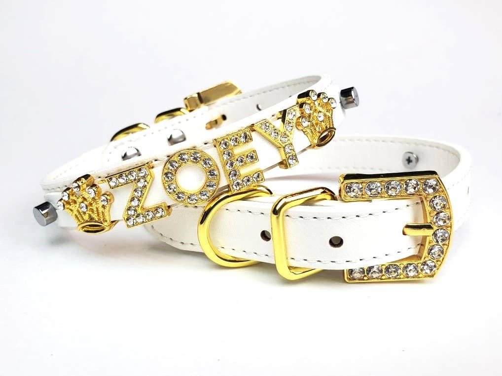Personalized Pet Collar | Gold Luxe - 6 color choices House of FurBaby