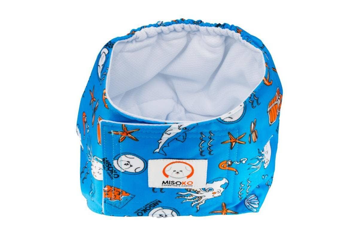 Leakproof & Ultra Absorbent Reusable Male Dog Belly Bands, 3 Pack KIKA USA