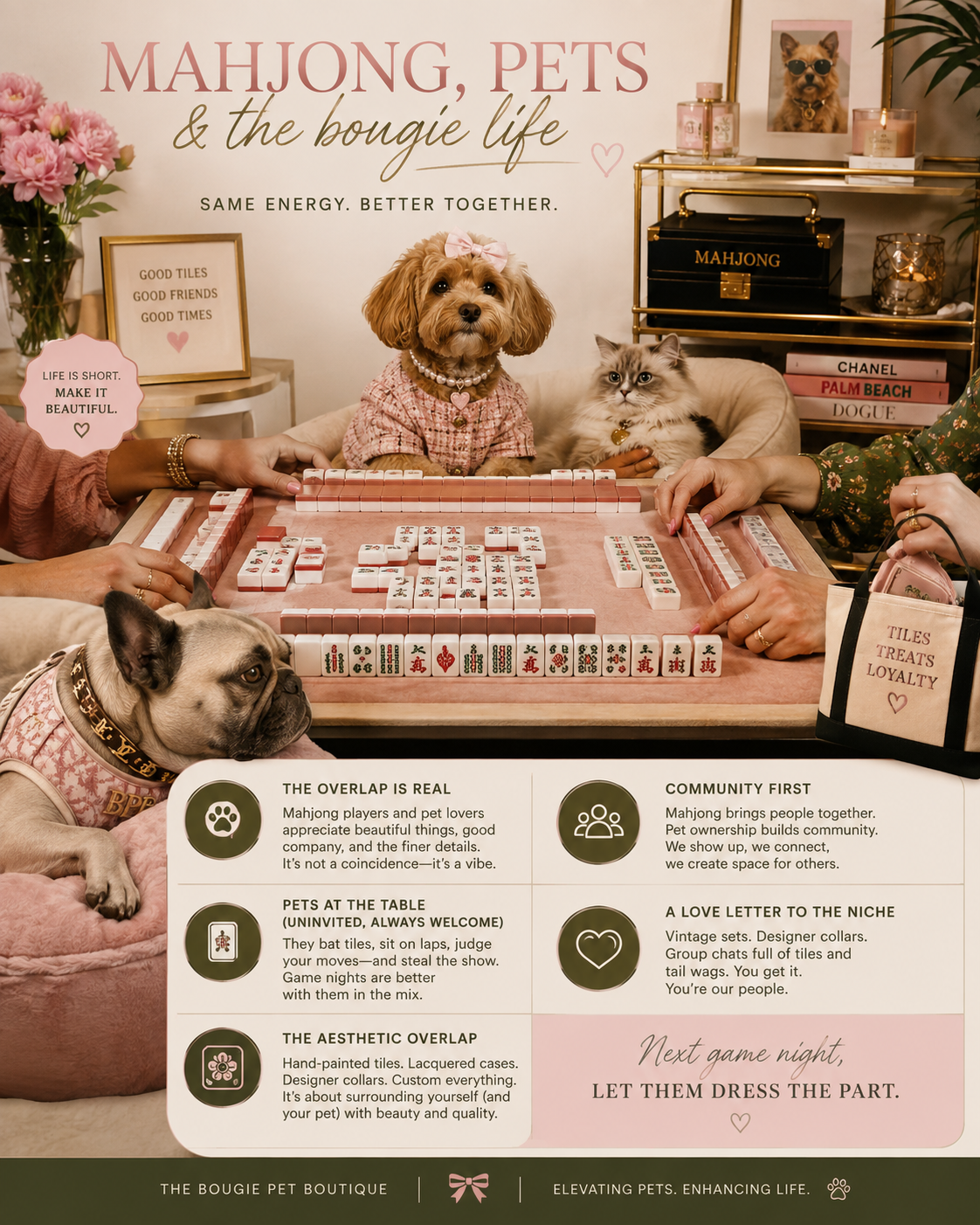Tiles, Tails & Game Night: The Bougie Pet Owner's Guide to Mahjong Culture