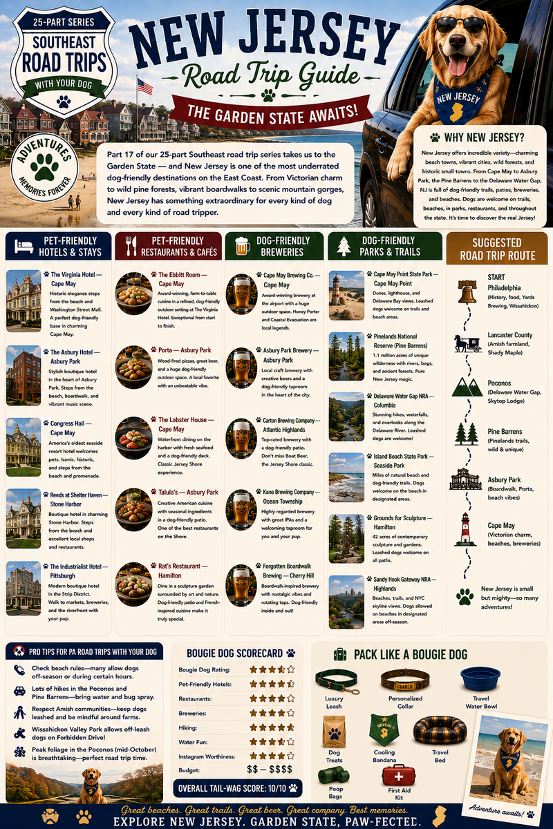 25 Dog-Friendly Road Trips in the Southeast: New Jersey (Part 17)