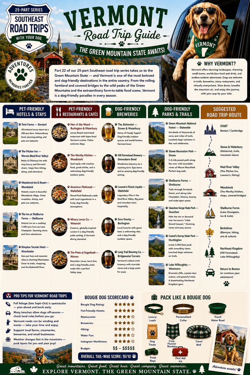 25 Dog-Friendly Road Trips in the Southeast: Vermont (Part 22)