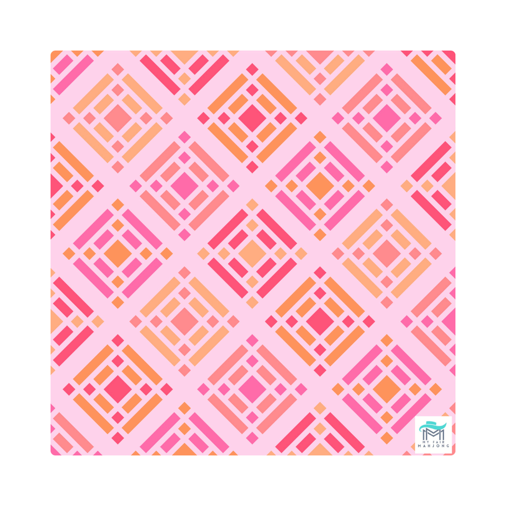 MAHJONG MAT  |  Brightside  |  33" x 33" My Fair Mahjong