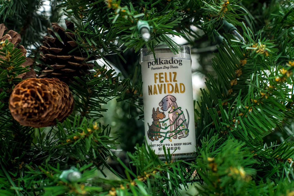Holiday Mini Tube: Feliz Navidad - Dog Treats - The Bougie Pet Boutique