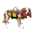 Pawz Pet Products Neoprene Dog Life Jacket Yellow/Purple - The Bougie Pet Boutique