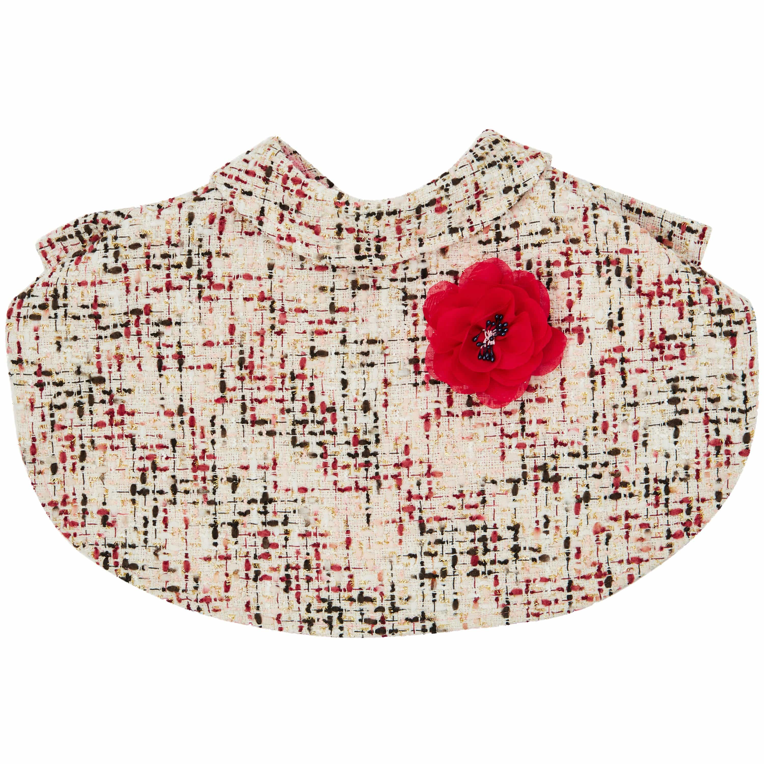 All-weather Dog Poncho with Flower - The Bougie Pet Boutique