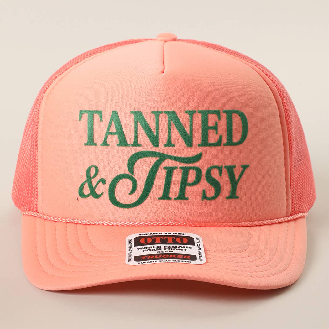 TANNED & TIPSY Foam Trucker Hat Fashion City