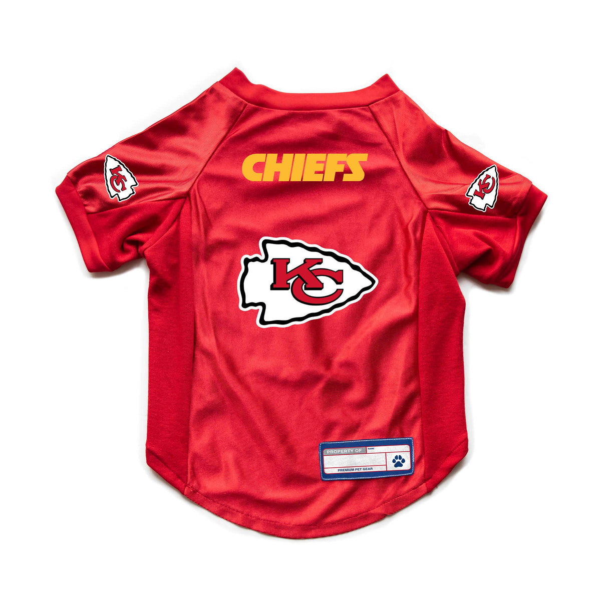 NFL Kansas City Chiefs Pet Stretch Jersey Little Earth Productions