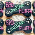 6 inch BAD MUTTHA FLUFFA Bone dog treat YumYum4DOGS