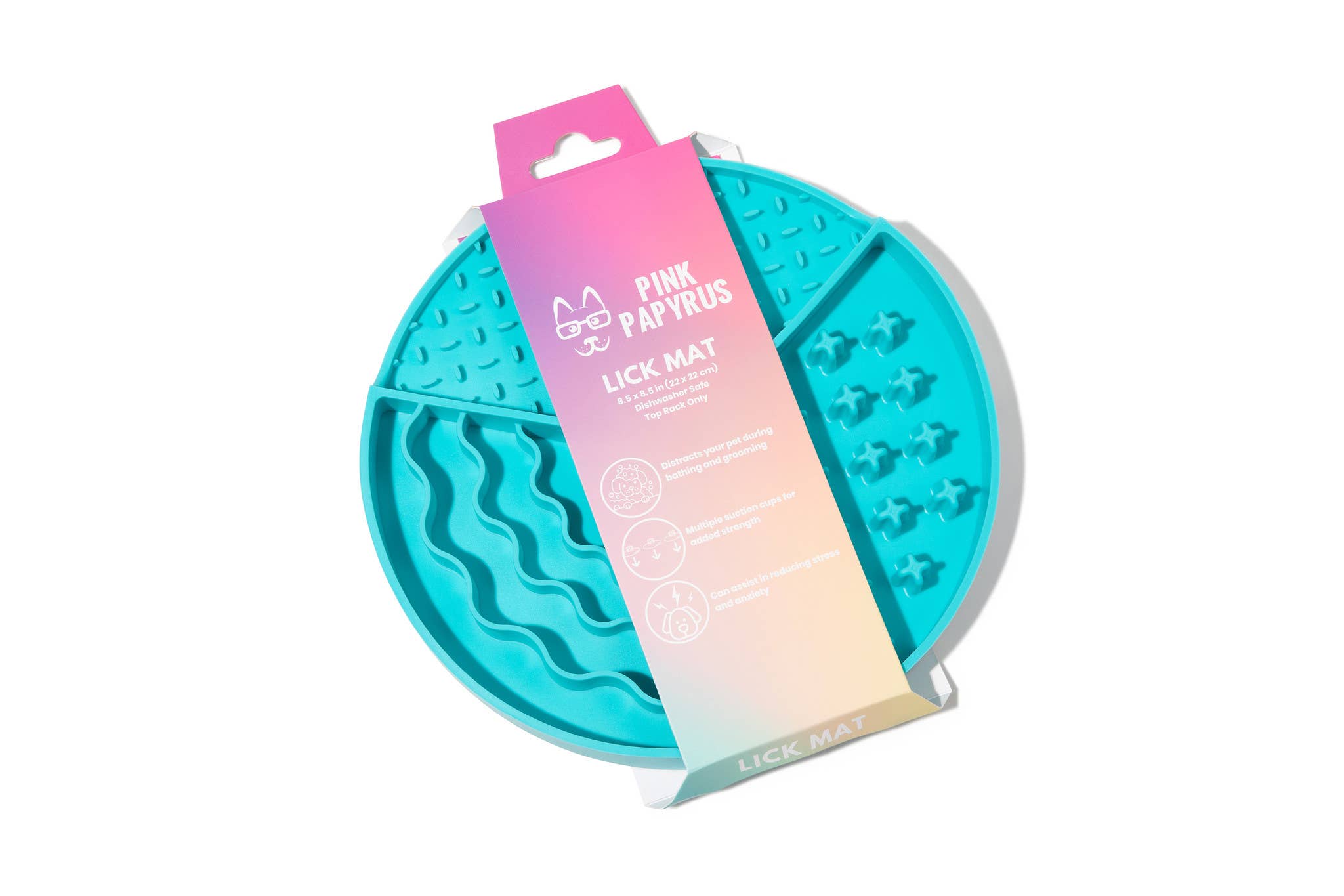 Blue Dog Lick Mat | Slow Feeder | Pet Food Mat | Dog Feeder  - The Bougie Pet Boutique