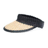 Natural Island Hopper Visor Straw Sun Visor The Artisan and Company