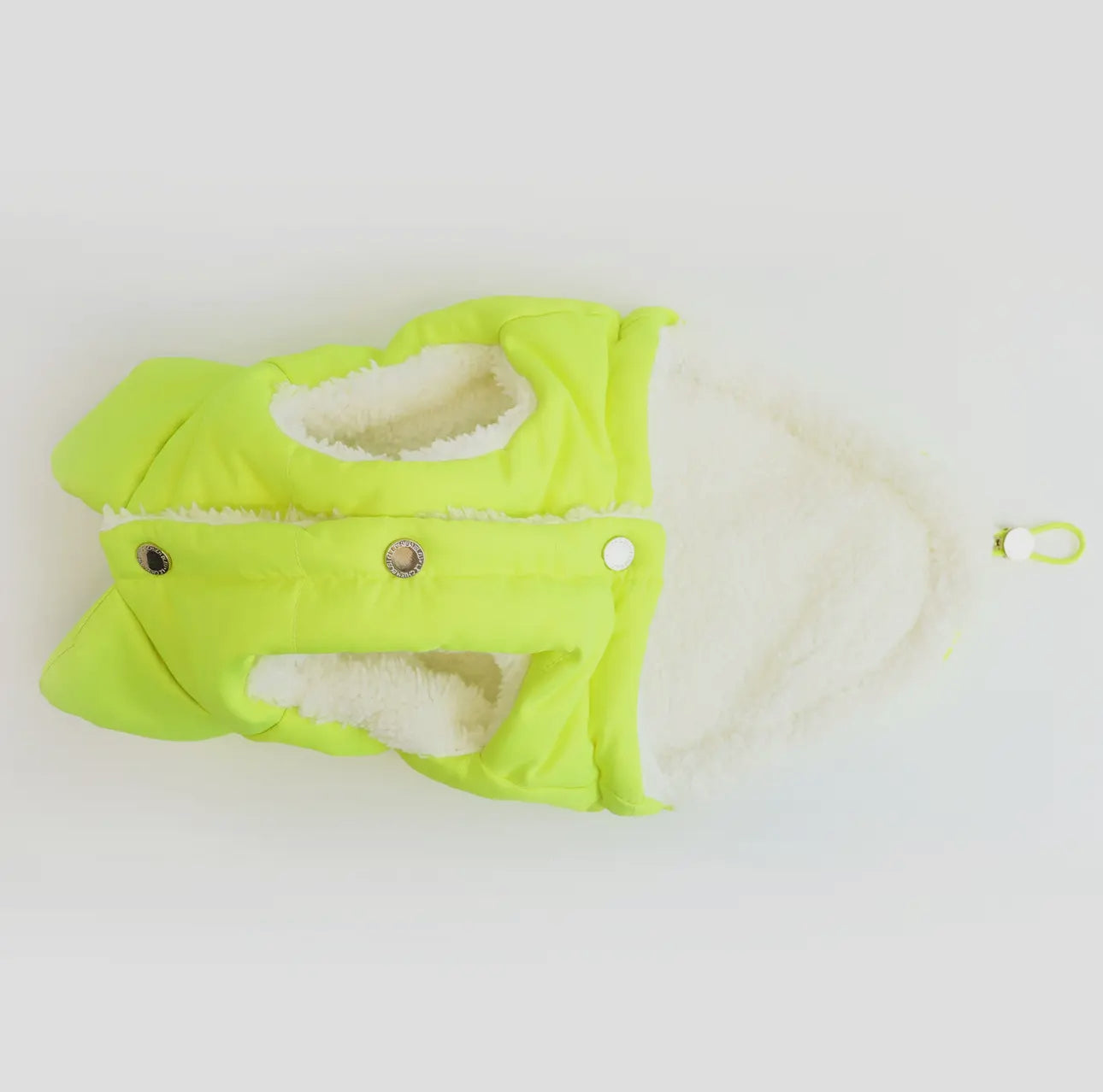 Lcb Puffer Jacket- Neon Yellow - The Bougie Pet Boutique