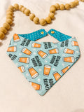 Brewery Buddy Reversible Dog Bandana, Metal SnapOn Pet Scarf - The Bougie Pet Boutique