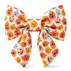 Jack-o'-Lanterns Halloween Lady Dog Bow