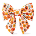 Jack-o'-Lanterns Halloween Lady Dog Bow - The Bougie Pet Boutique