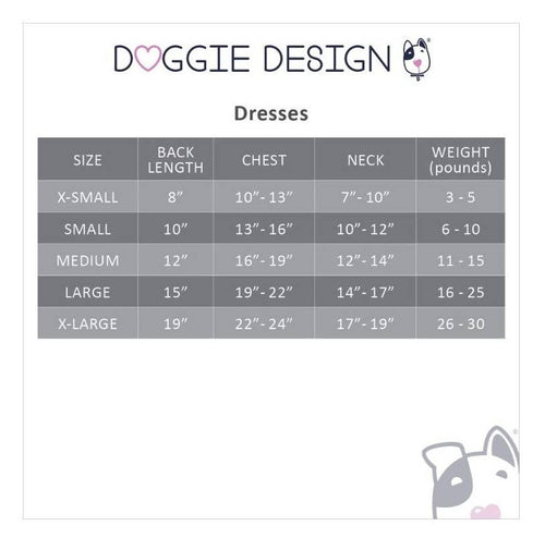 Blue Gingham Dog Dress with Matching Leash Doggie Design