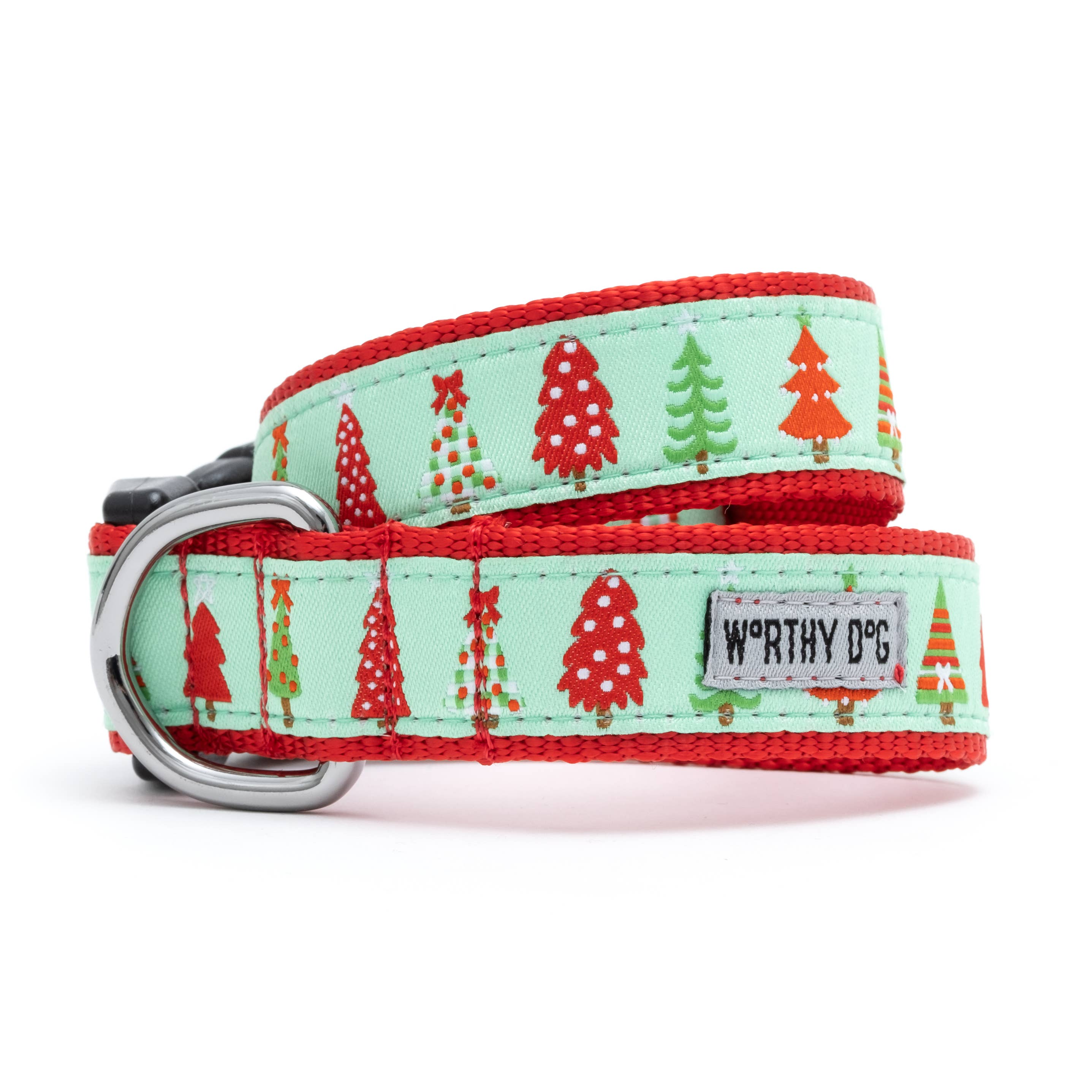 Holiday Trees Collar The Worthy Dog