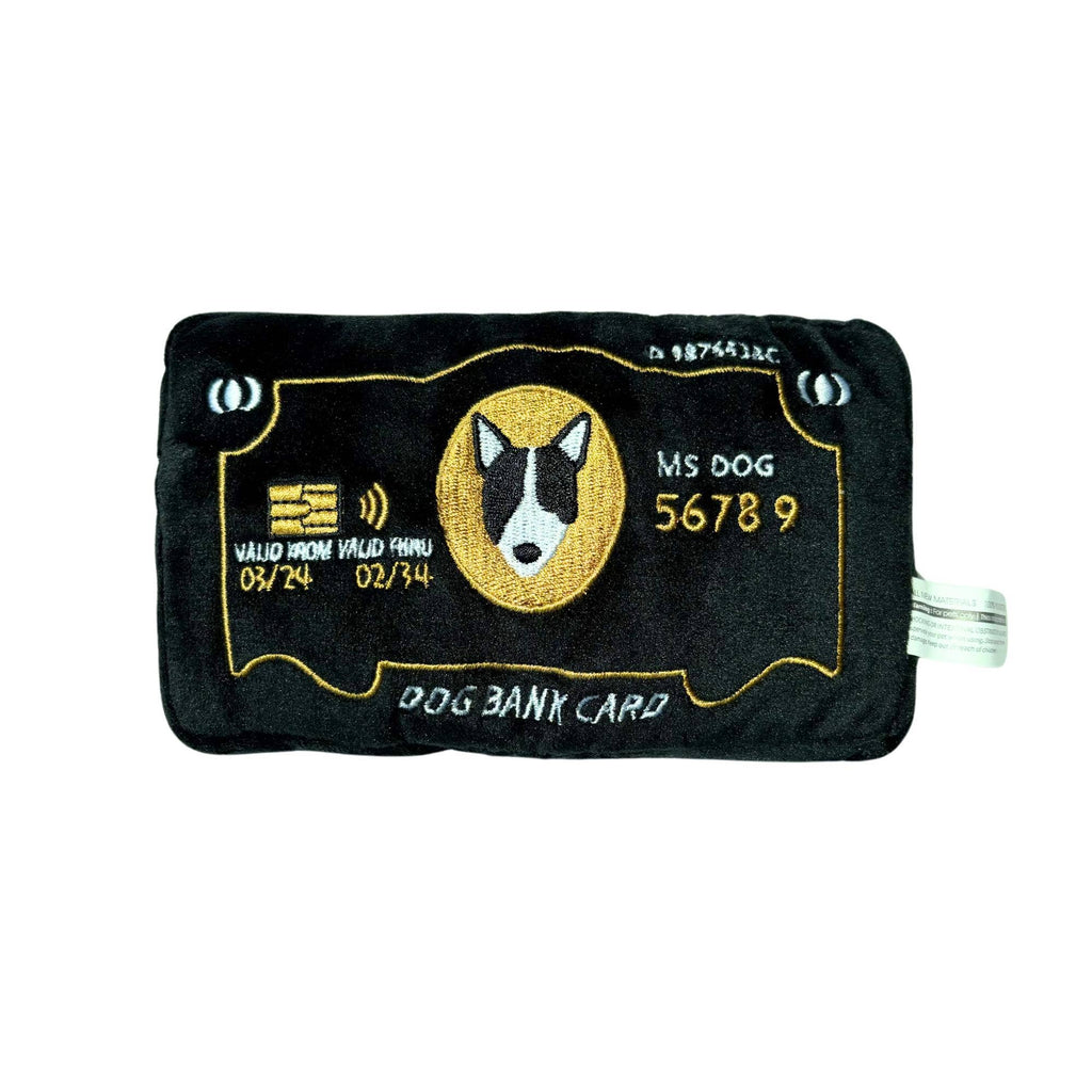 Doggie Credit Card, Squeaky Toy - The Bougie Pet Boutique
